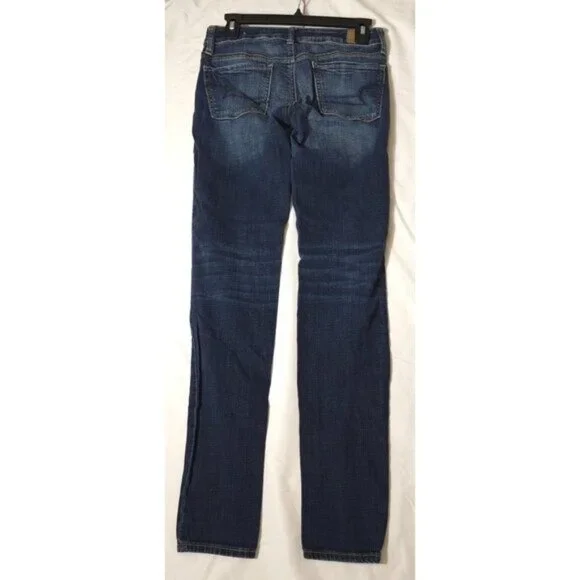 AE Super Stretch Denim Jegging Wmns Sz 2 Long - Picture 2 of 7